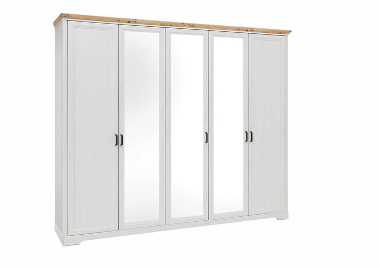 Kleiderschrank Jasmin 266 x 220 cm Anderson Pine/Abs. Artisan Eiche
