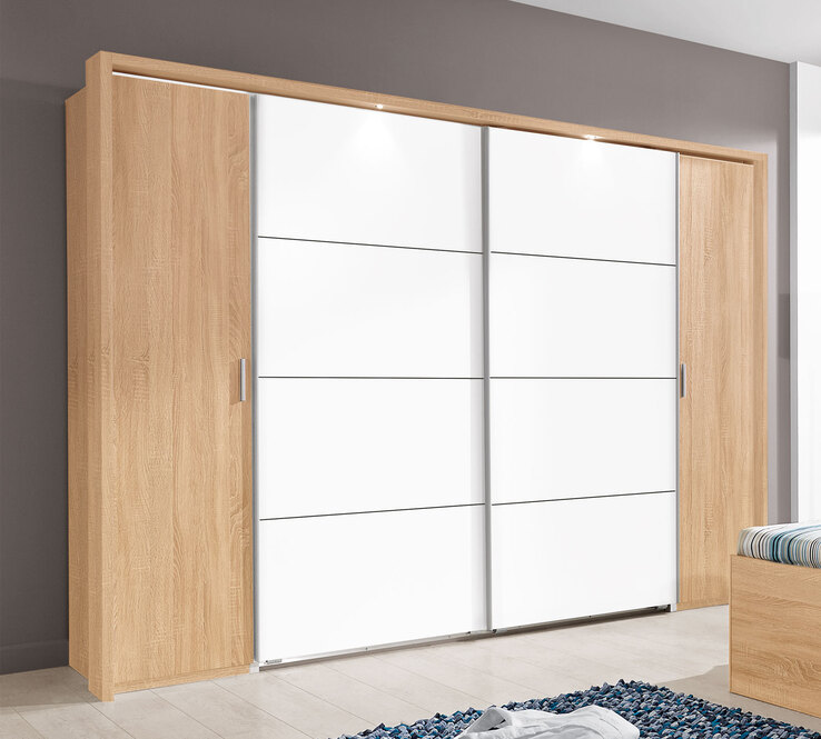 Passepartoutrahmen für Kleiderschrank Eiche sägerau Nachbildung ca. 270 x 210 cm