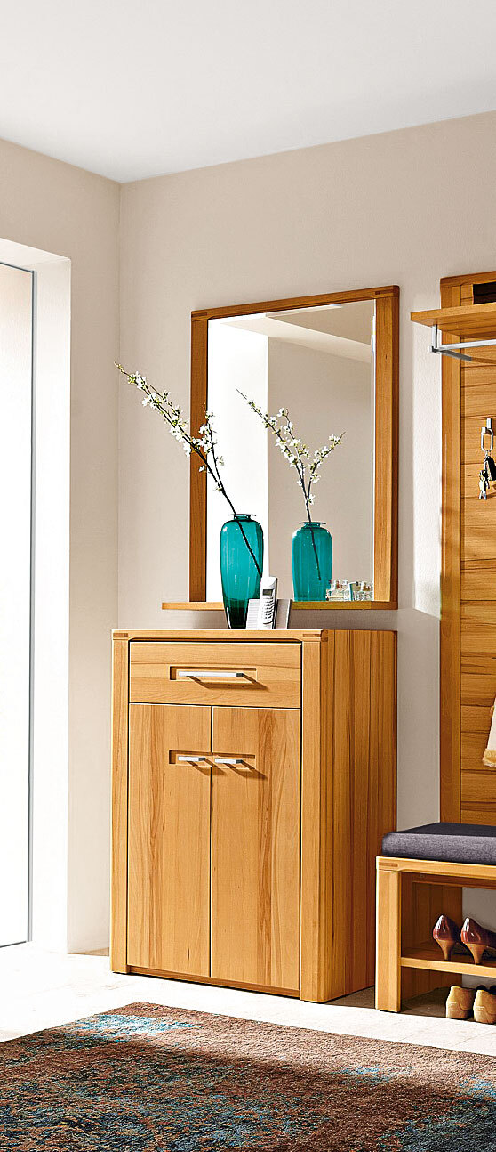 Garderobenkommode Nature Plus Kernbuche Nachbildung ca. 74 x 100 x 40 cm