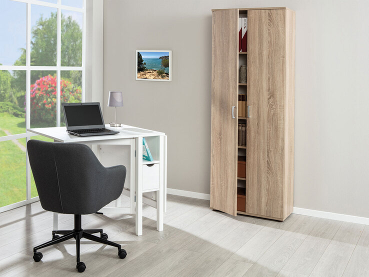 Mehrzweckschrank Bastian Dekor Sonoma-Eiche 70x189x34 cm