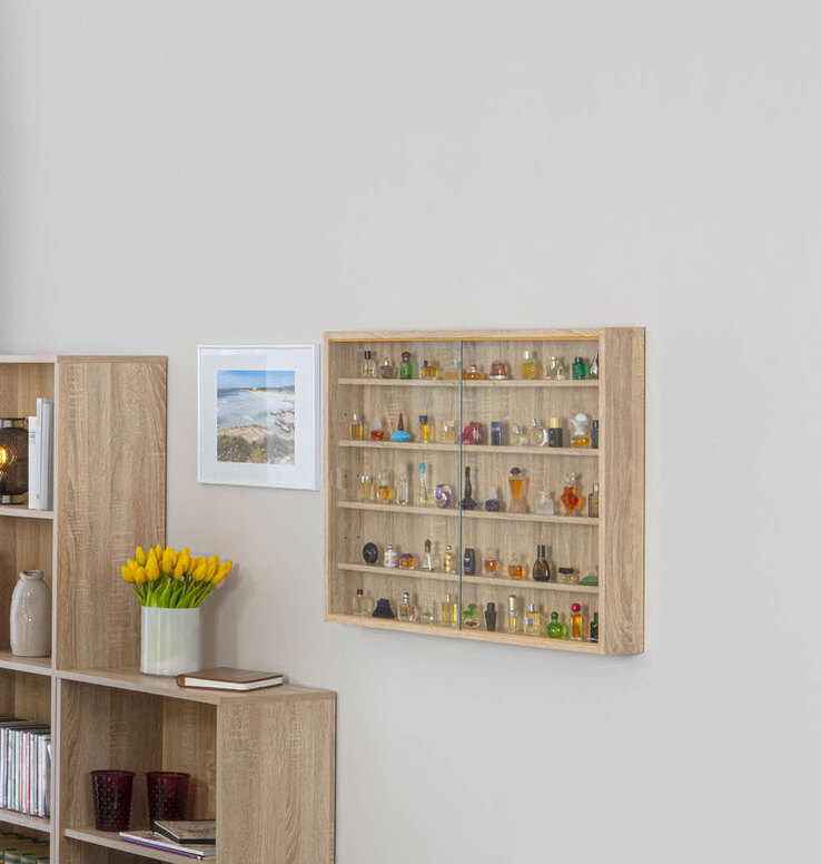 Sammlervitrine Fabio Dekor Sonoma-Eiche