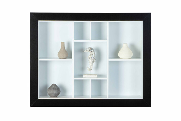 Sammlervitrine Thomas Schwarz/Weiß 90,5x70,5x13,7 cm