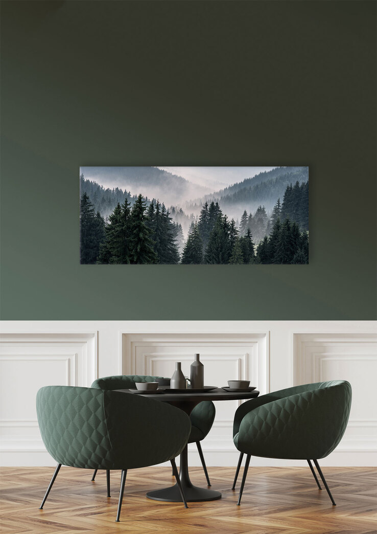 Keilrahmen Wald 140 x 60