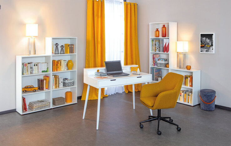 Hocker Tino Samtvelours Grau 30 x 38 x 30 cm