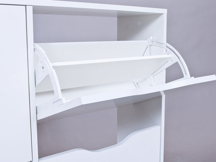 Schuhschrank Noah 8-B 100x90cm weiß