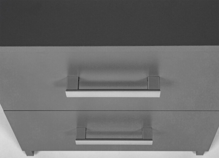 Kommode Robert 2 grau 41,2x50,8x40 cm