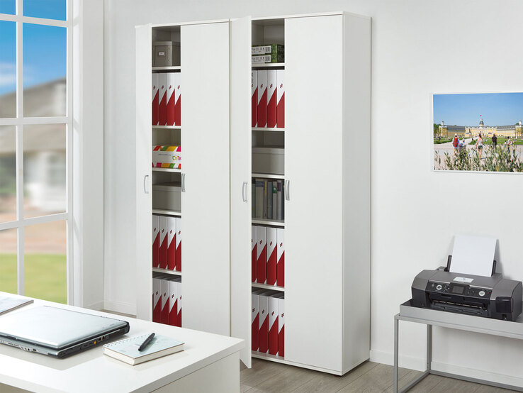 Mehrzweckschrank Pepe 70x189x34 cm Weiß