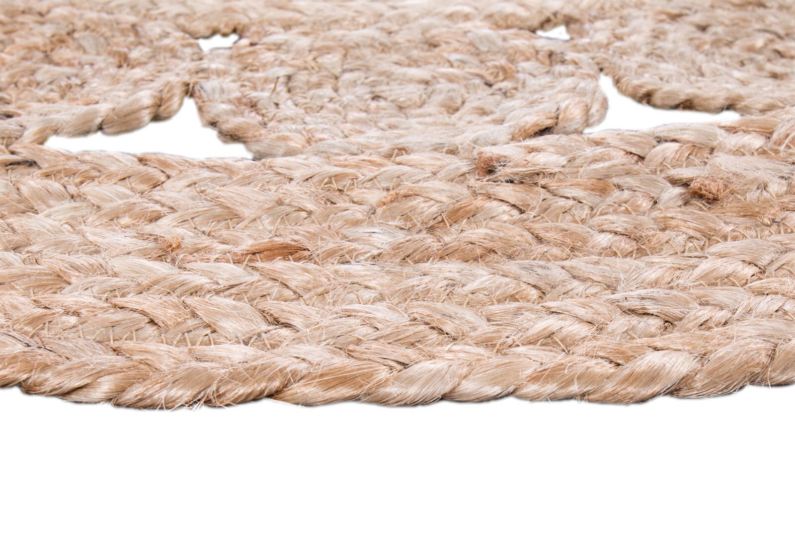 Jute-Teppich Balo rund 80 cm Natur