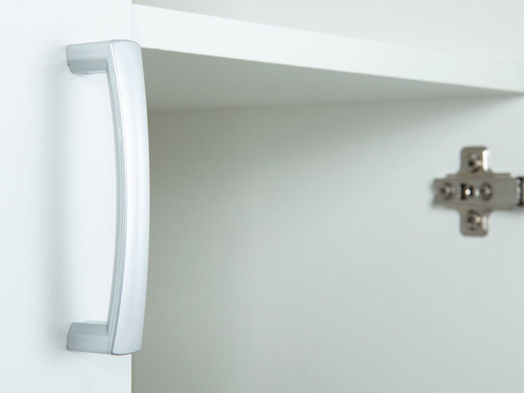 Mehrzweckschrank Pepe 70x189x34 cm Weiß