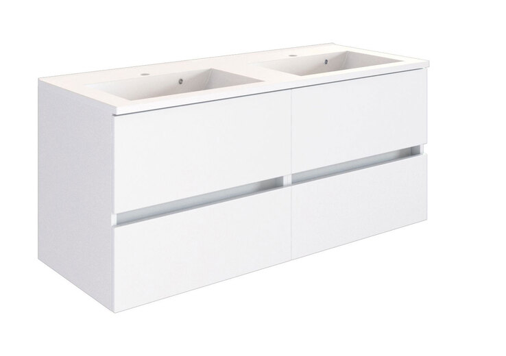 Waschtisch Baabe 120 x 56 cm weiß matt