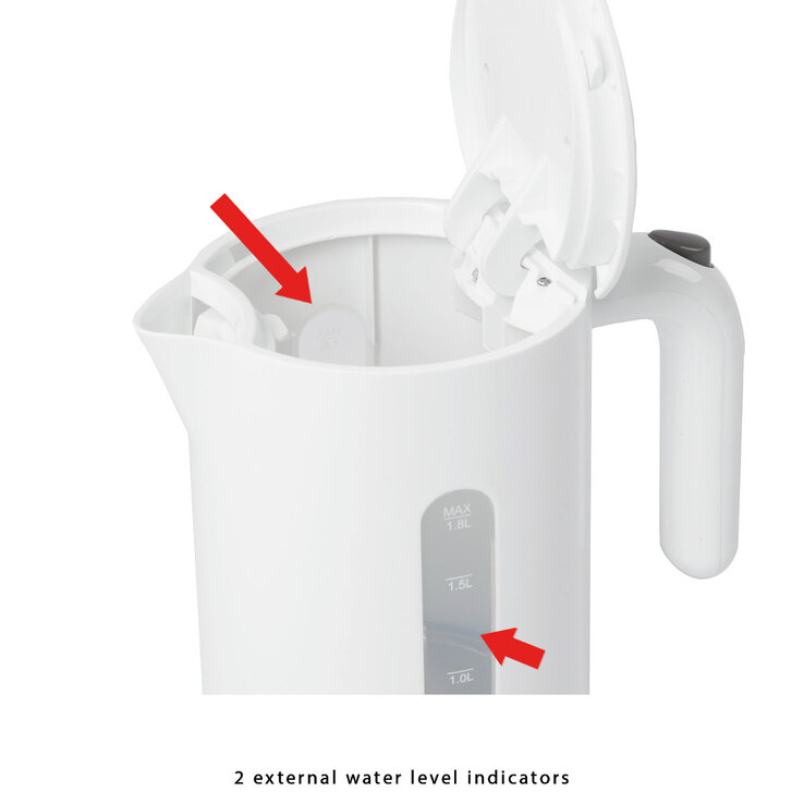 BOMANN Wasserkocher WK 5012 CB 1,8 L, Weiß