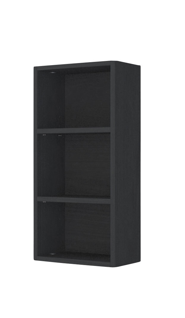 Hängeregal Davos Front Grau Matt/Korpus Graphit 30x64x18 cm
