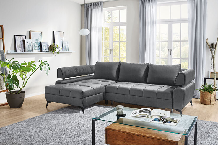 Ecksofa Paris Anthrazit