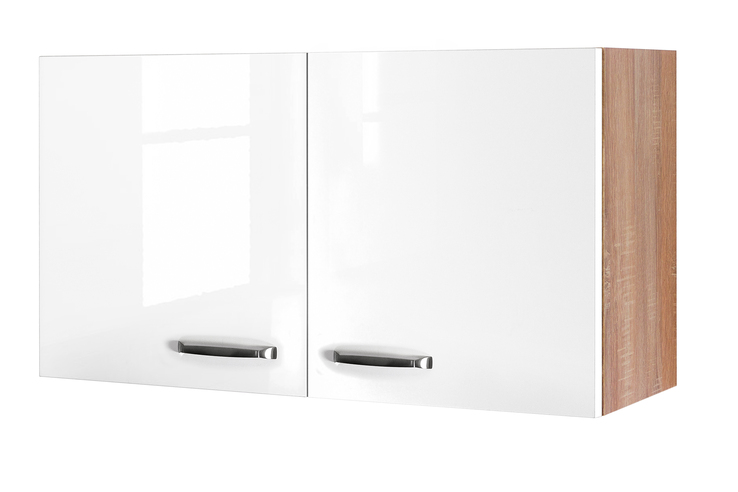 Hängeschrank Valero Weiß/Braun 100 x 54 x 32 cm