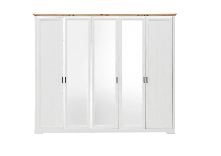 Kleiderschrank Jasmin 266 x 220 cm Anderson Pine/Abs. Artisan Eiche