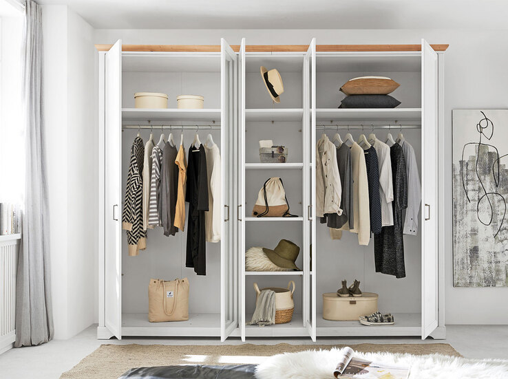 Kleiderschrank Jasmin 266 x 220 cm Anderson Pine/Abs. Artisan Eiche