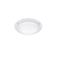 LED-Deckenleuchte Pacco Glas Weiß satiniert 1-flammig