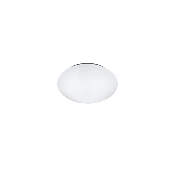 LED-Deckenleuchte Kunststoff Weiß/Starlight Effekt Ø 27 cm