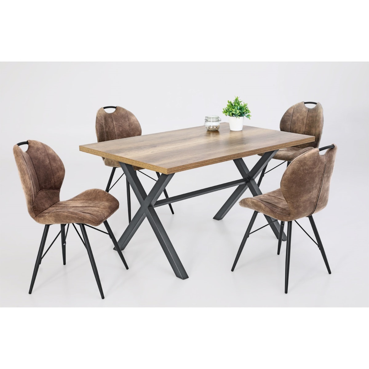 Tisch Bonny Wildeiche Nachbildung 140 x 75 x 90 cm | Möbel Boss