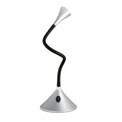 LED-Tischleuchte Viper Silber 1-flammig