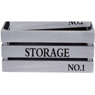 Obstkiste Storage No. 1 XL Holz Grau