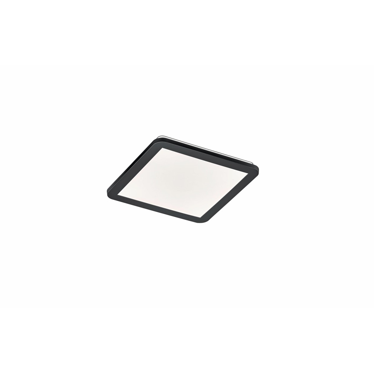 LED Deckenlampe Camillus schwarz 30x30cm 3cm Kunststoff Acryl | Möbel Boss