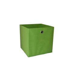 Faltbox Fleece Grün ca. 32 x 32 x 32 cm