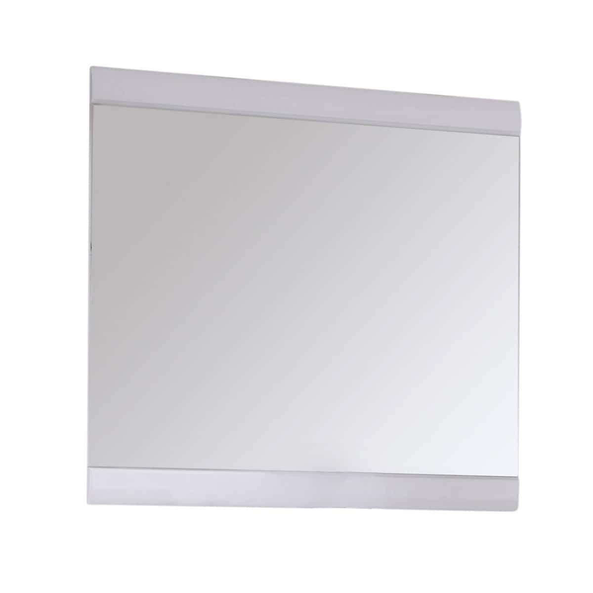 Spiegel Hochglanz Weiß ca. 90 x 83 x 1,6 cm