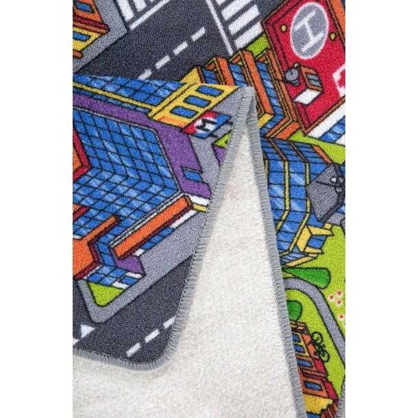 Tapis circuit voiture - Big city - 140 x 200 cm