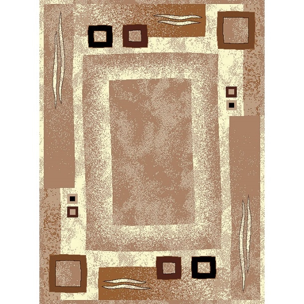 Design Teppich Shiraz Braun/Beige 160 x 230 cm