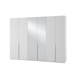 270 x 236 x 58 cm - inkl. 2 Spiegeltüren - 3 Einlegeböden - 3 Kleiderstangen