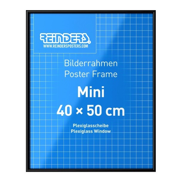 Wechselrahmen Mini Schwarz ca. 40 x 50 cm