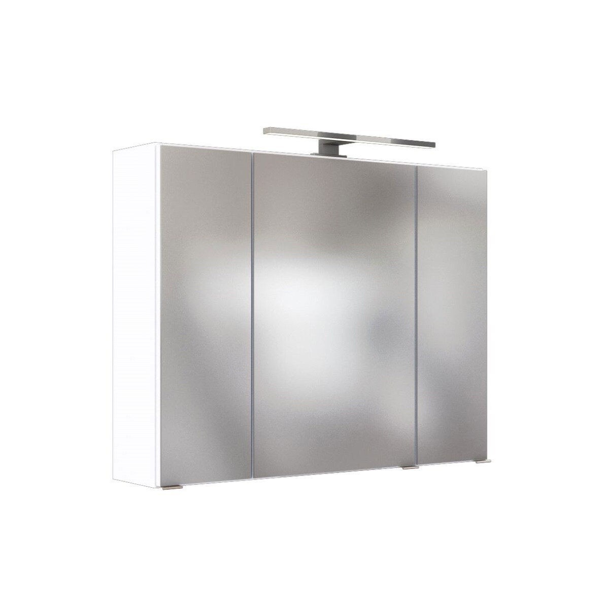 Spiegelschrank Baabe 20 x 20 cm weiß LED Beleuchtung   Möbel Boss