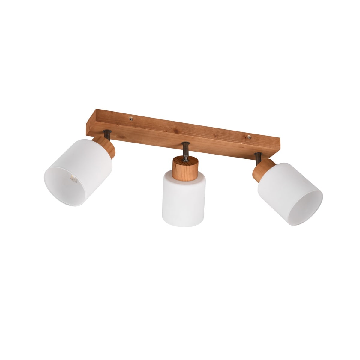 Deckenlampe mit Spots LED Boss Naturfarbig 45x21x10 Assam 3-flammig | 3 cm Möbel