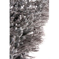 Hochflor Teppich Silber ca. 70x4x140 cm 