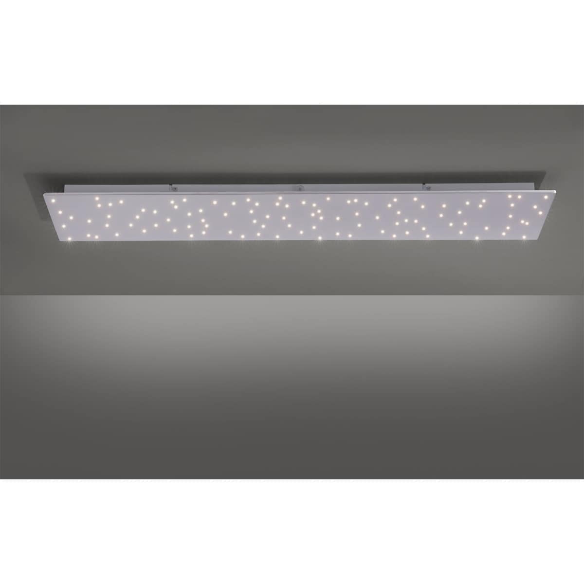 LED-Deckenleuchte | 100x25 Edelstahl Möbel Boss Sparkle